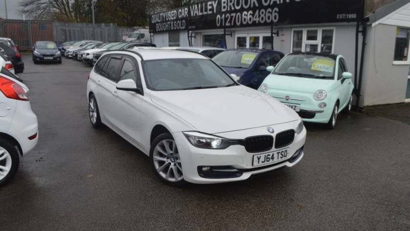 Used 2014 64 BMW 3 SERIES 2.0 320d Sport Touring 5dr Diesel Auto xDrive Euro 5 (s/s) (184 ps) in White (89400 mileage) for sale in Crewe