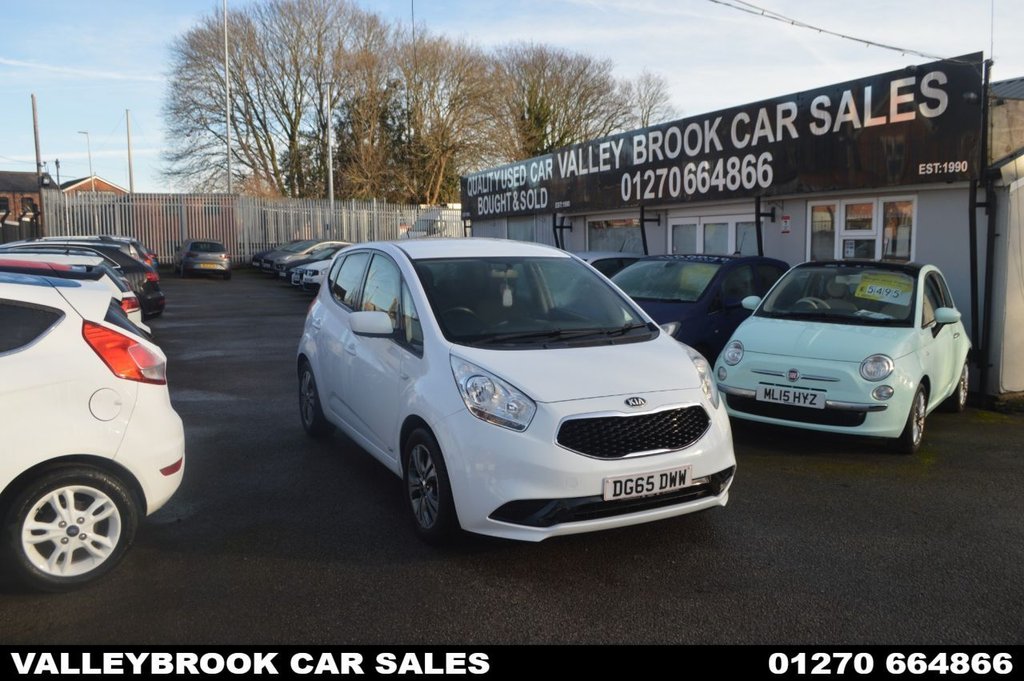Used 2015 65 KIA VENGA 1.4 SR7 MPV 5dr Petrol Manual Euro 6 (s/s) (89 bhp) in White (34700 mileage) for sale in Crewe