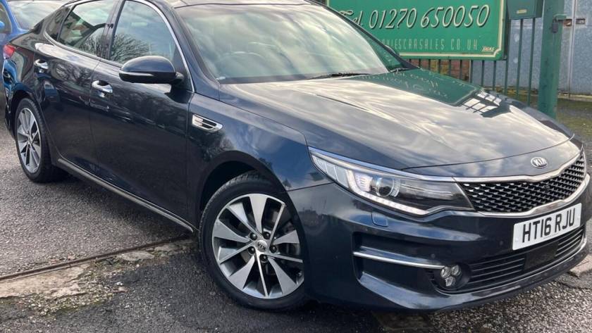 Used 2016 16 KIA OPTIMA 1.7 CRDi 4 DCT Euro 6 (s/s) 4dr in Blue (55000 mileage) for sale in Crewe
