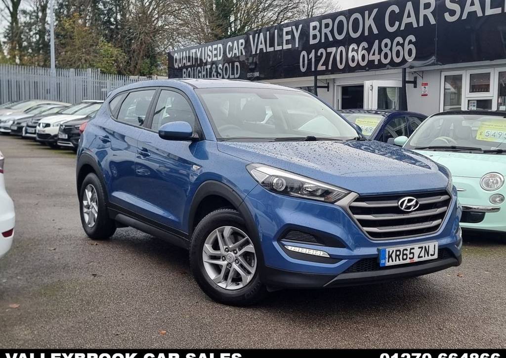 Used 2016 65 HYUNDAI TUCSON 1.7 CRDi Blue Drive S SUV 5dr Diesel Manual Euro 6 (s/s) (116 ps) in Blue (66600 mileage) for sale in Crewe