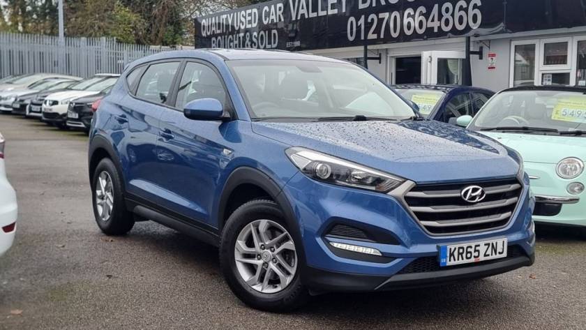 Used 2016 65 HYUNDAI TUCSON 1.7 CRDi Blue Drive S SUV 5dr Diesel Manual Euro 6 (s/s) (116 ps) in Blue (66600 mileage) for sale in Crewe