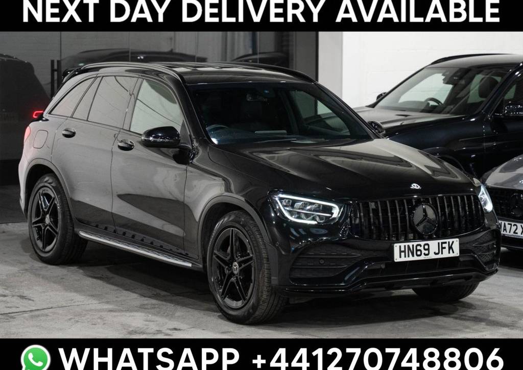 Used 2019 69 MERCEDES-BENZ GLC 2.0 GLC220d AMG Line SUV 5dr Diesel G-Tronic+ 4MATIC Euro 6 (s/s) (194 ps) in Black (57000 mileage) for sale in Crewe