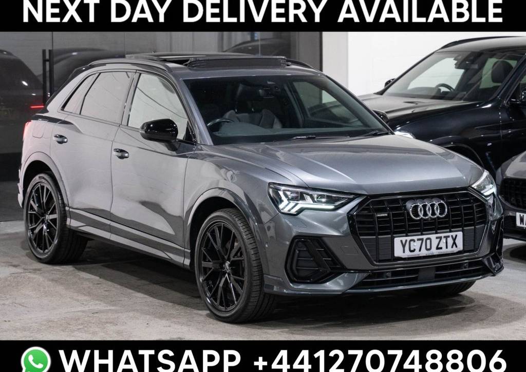 Used 2020 70 AUDI Q3 2.0 TDI 40 Vorsprung SUV 5dr Diesel S Tronic quattro Euro 6 (s/s) (200 ps) in Grey (68000 mileage) for sale in Crewe