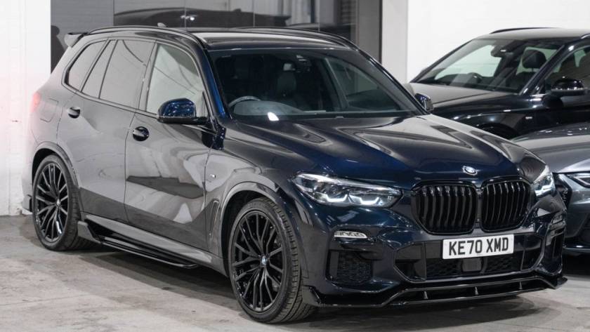 Used 2020 70 BMW X5 3.0 30d MHT M Sport SUV 5dr Diesel Hybrid Auto xDrive Euro 6 (s/s) (286 ps) in Black (33000 mileage) for sale in Crewe