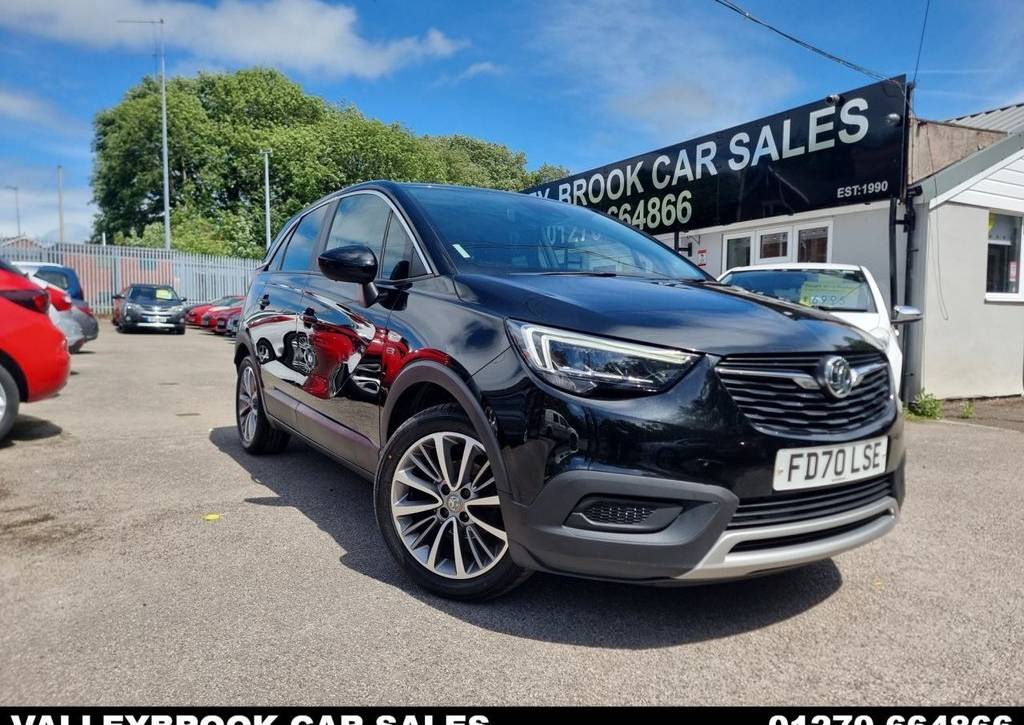 Used 2020 70 VAUXHALL CROSSLAND X 1.2 Griffin SUV 5dr Petrol Manual Euro 6 (s/s) (83 ps) in Black (61000 mileage) for sale in Crewe