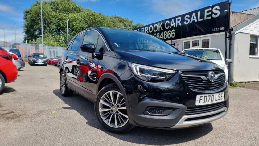 Used 2020 70 VAUXHALL CROSSLAND X 1.2 Griffin SUV 5dr Petrol Manual Euro 6 (s/s) (83 ps) in Black (61000 mileage) for sale in Crewe