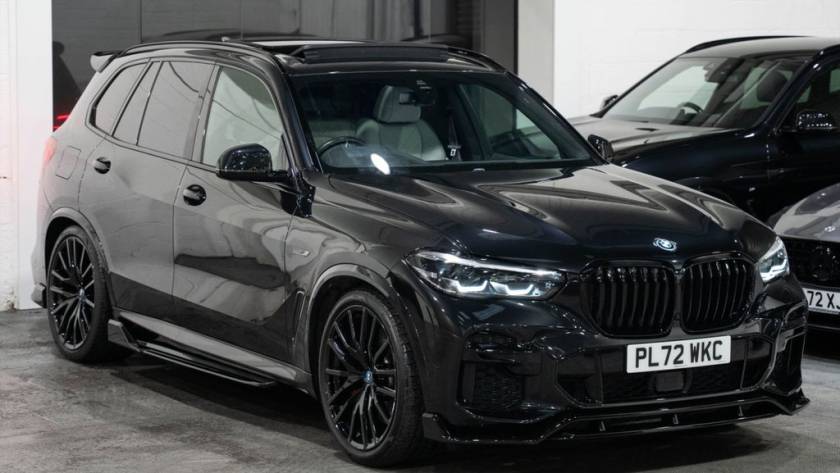 Used 2022 72 BMW X5 3.0 45e 24kWh M Sport SUV 5dr Petrol Plug-in Hybrid Auto xDrive Euro 6 (s/s) (394 ps) in Black (30000 mileage) for sale in Crewe