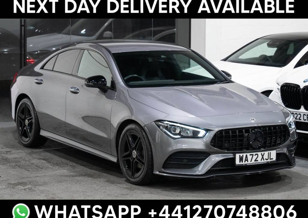 Used 2022 72 MERCEDES-BENZ CLA 1.3 CLA180 AMG Line (Premium) Coupe 4dr Petrol 7G-DCT Euro 6 (s/s) (136 ps) in Grey (20500 mileage) for sale in Crewe